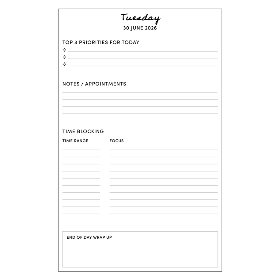 Core Planner | Daily