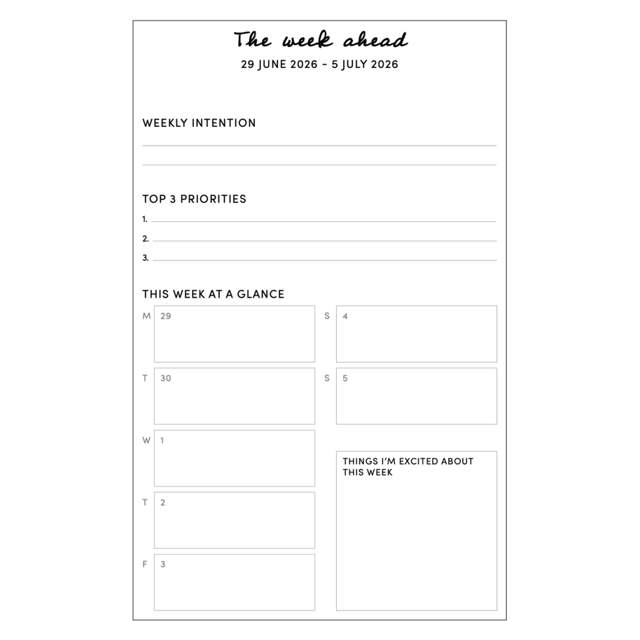 Core Planner | Daily