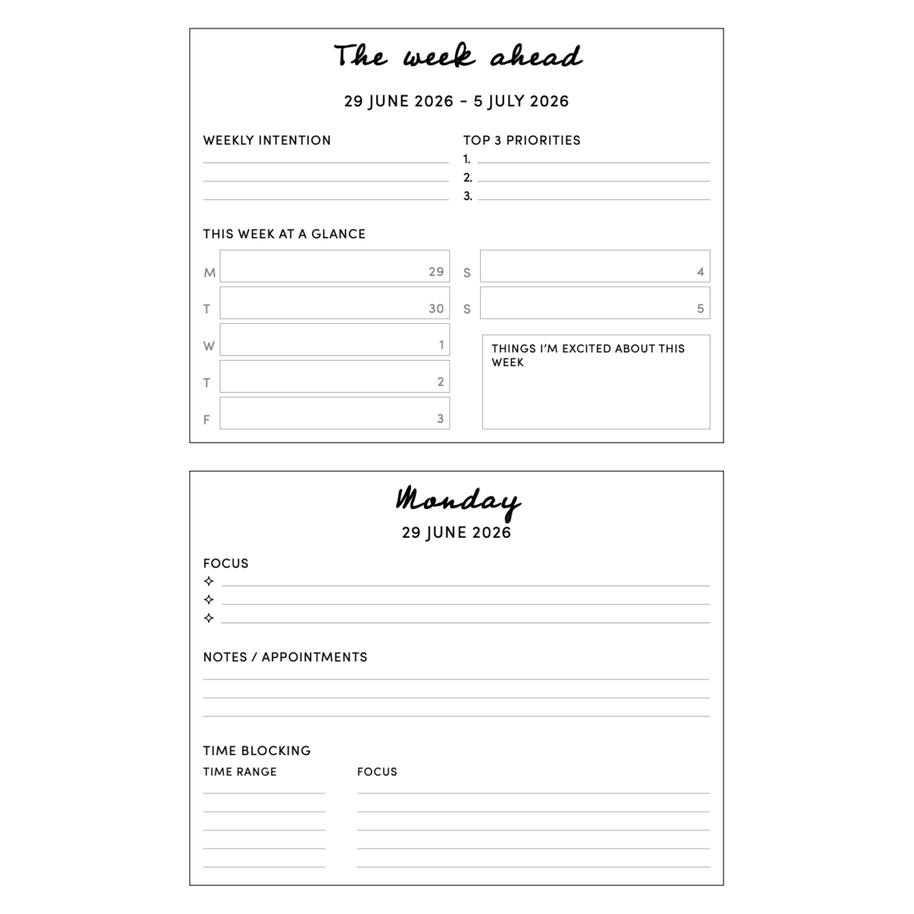 Core Planner | Weekly