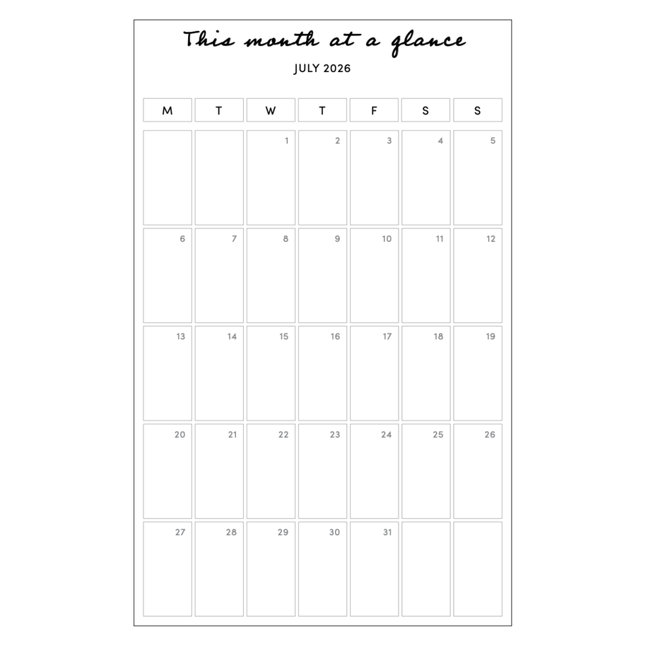 Core Planner | Weekly
