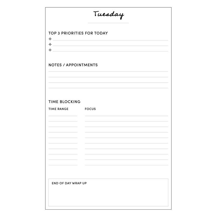 Core Planner | Daily