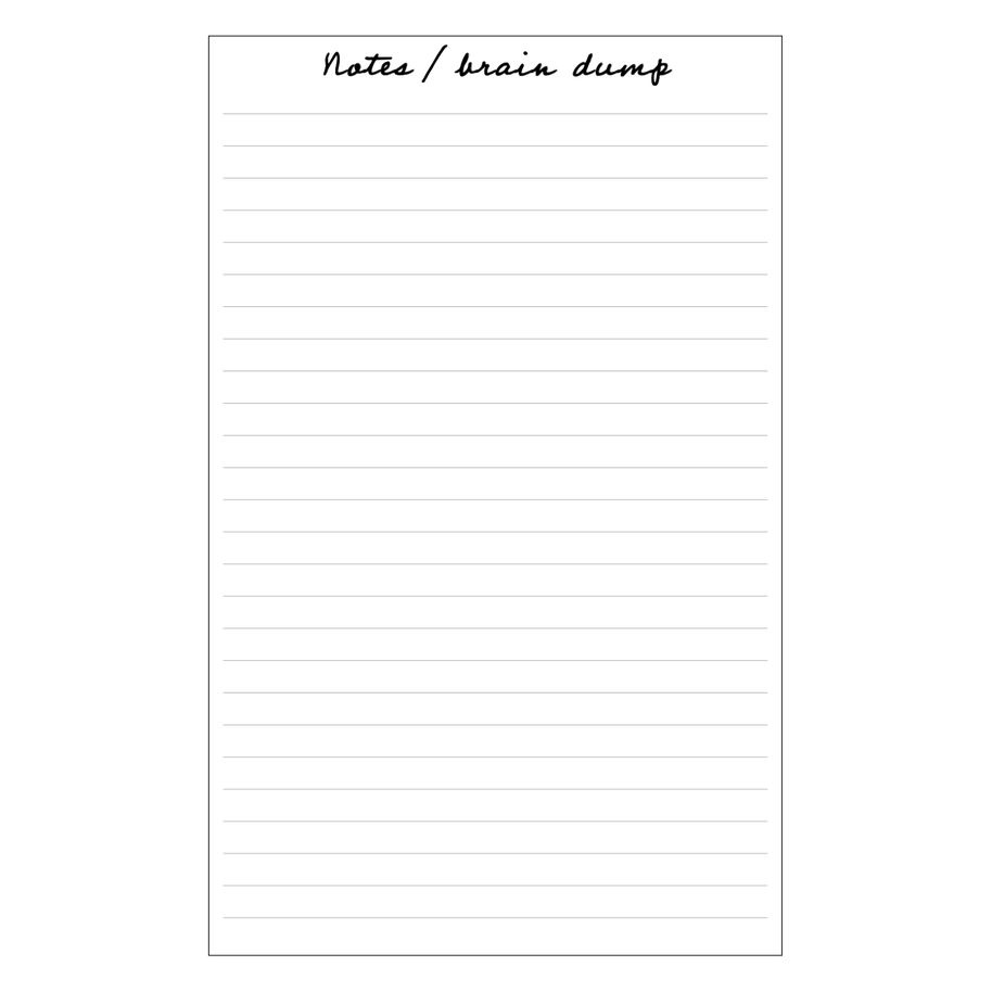 The Notes Insert
