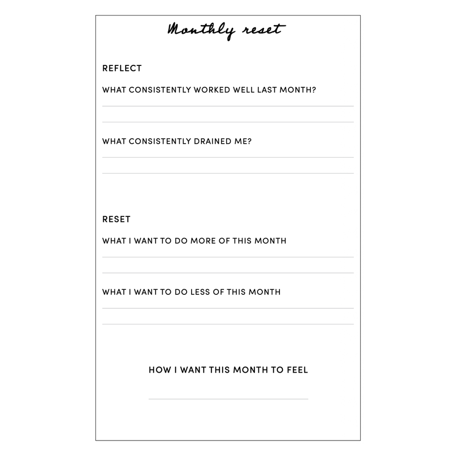Core Planner | Weekly