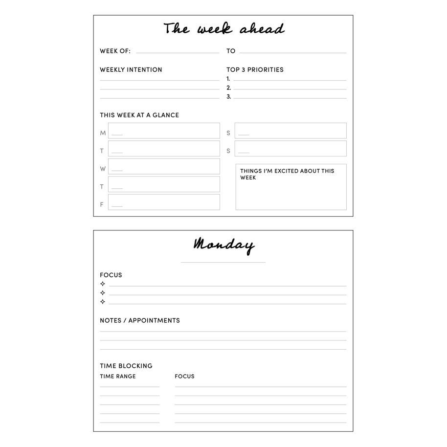 Core Planner | Weekly